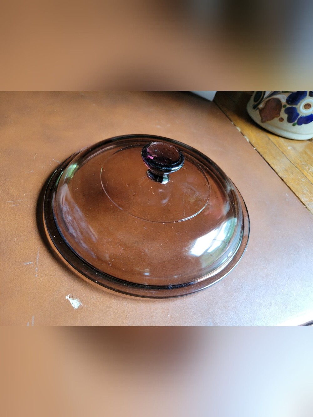 Pyrex V-15-C Replacement Lid, Pyrex Amber Lid V-1.5-C 6.75"